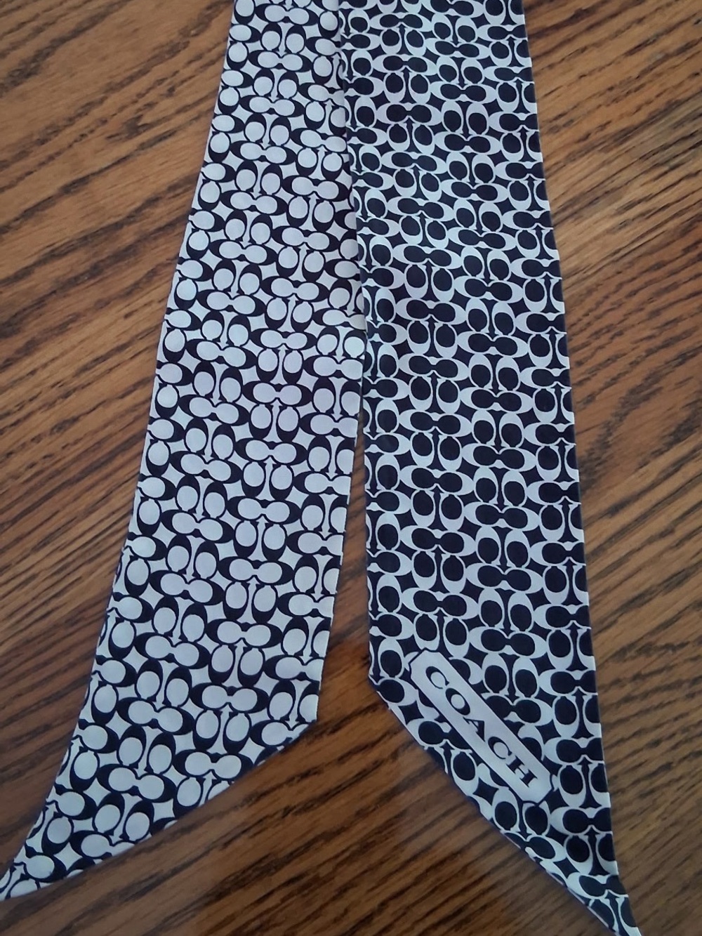 Coach skinny scarf